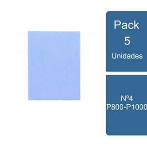 Pack 5 Esponja Abrasiva N4 P800-p1000 Norton